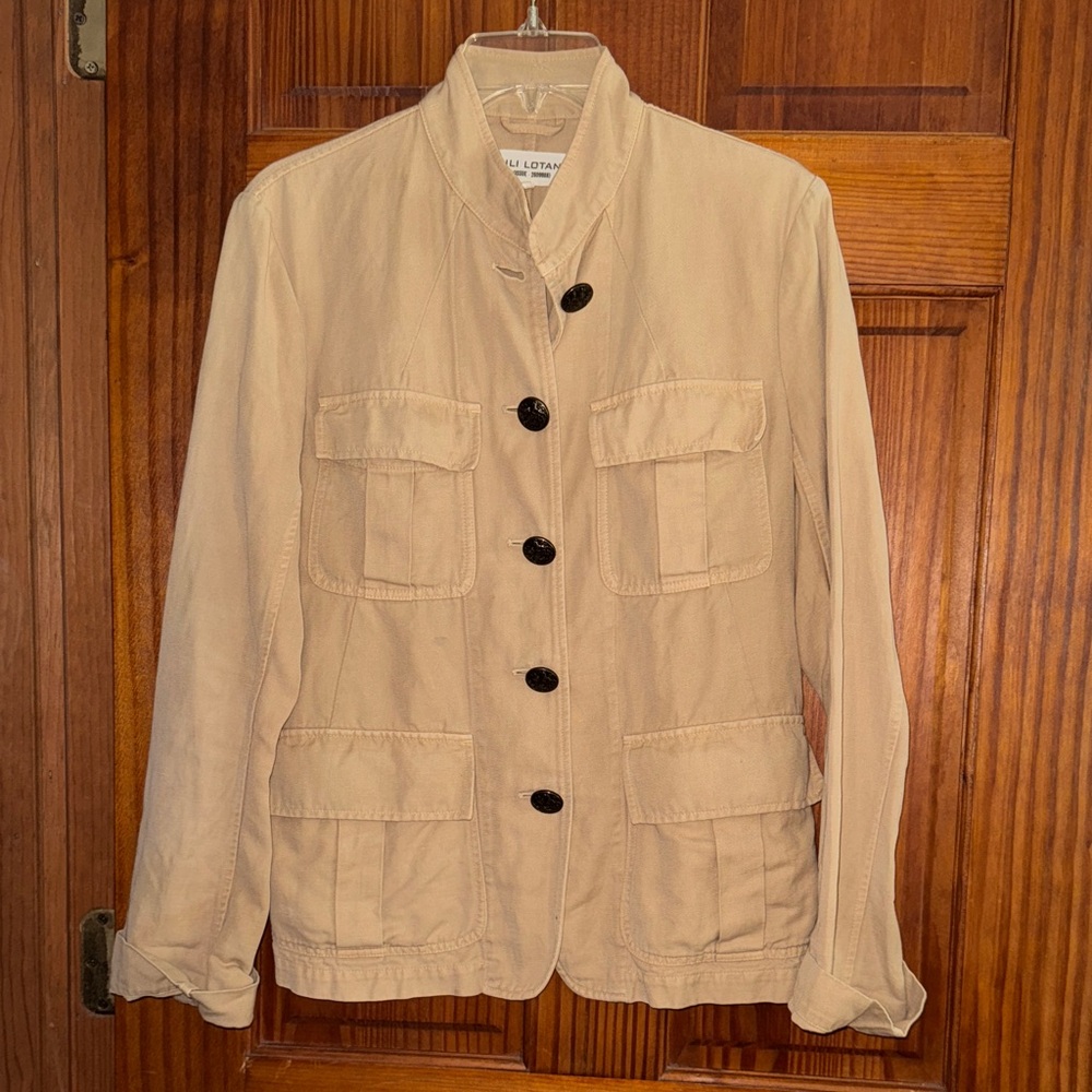 NILI LOTAN women’s Cambre Jacket SIZE medium Military Utility